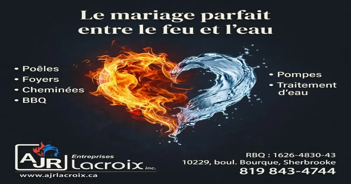 Entreprises Ajr Lacroix le spécialiste du chauffage en Estrie