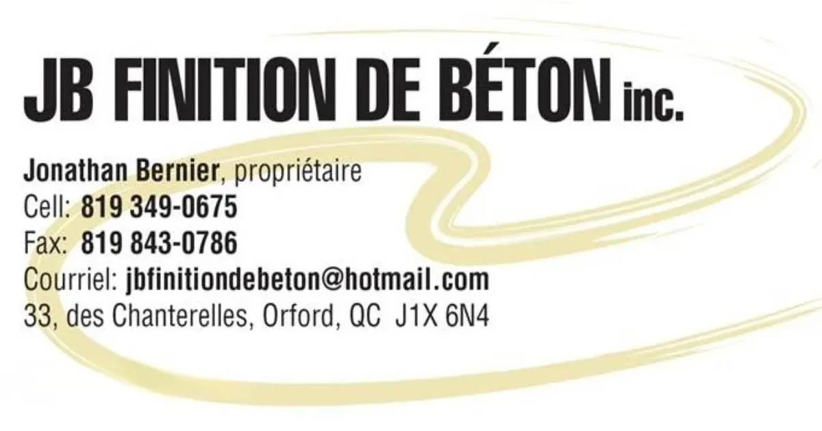 JB Finition de Béton Inc.