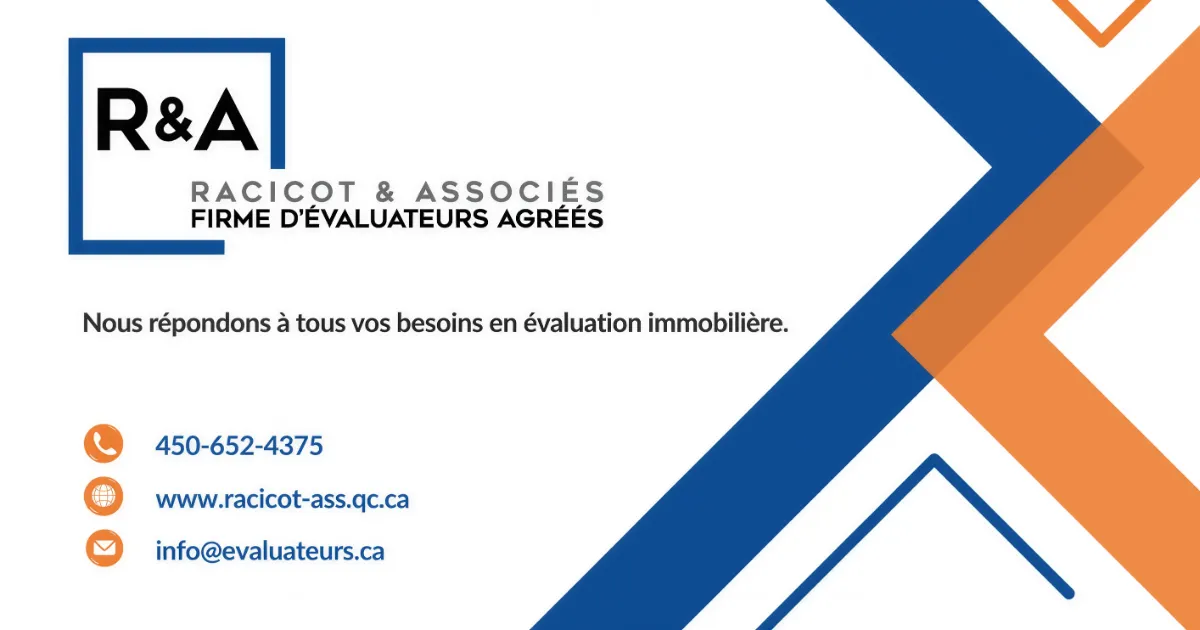 Racicot et associés É.A Inc | évaluateurs immobiliers en Montérégie Grand Montréal et Estrie