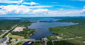 Lac Aylmer en Estrie