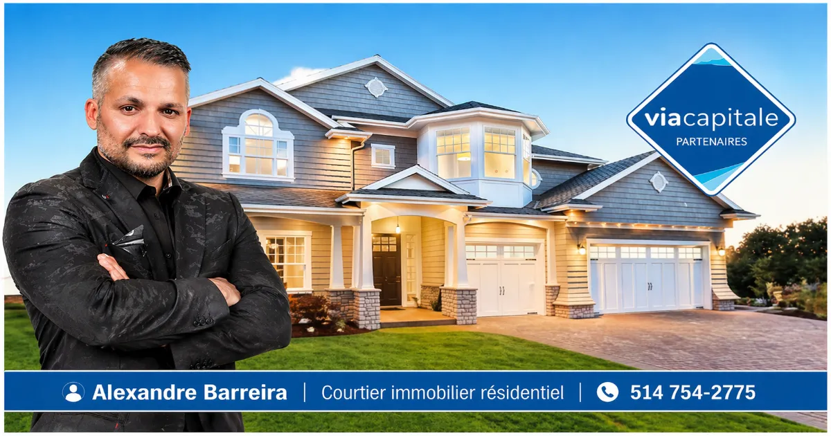Alexandre Barreira courtier immobilier recommandé à Blainville sur le lac chez Via Capitale Partenaires