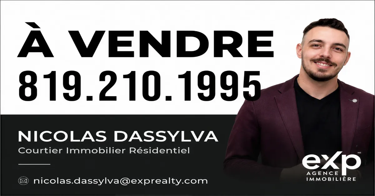 Nicolas Dassylva, courtier immobilier résidentiel | Nicolas Dassylva Courtier Immobilier Inc. Chez EXP Realty