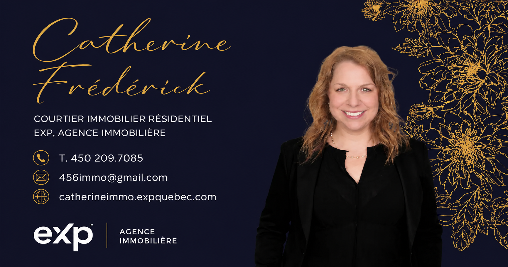Catherine Frédérick Courtier Immobilier résidentiel Chez EXP Realty