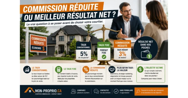 Courtier immobilier à rabais : économie réelle ou faux calcul?
