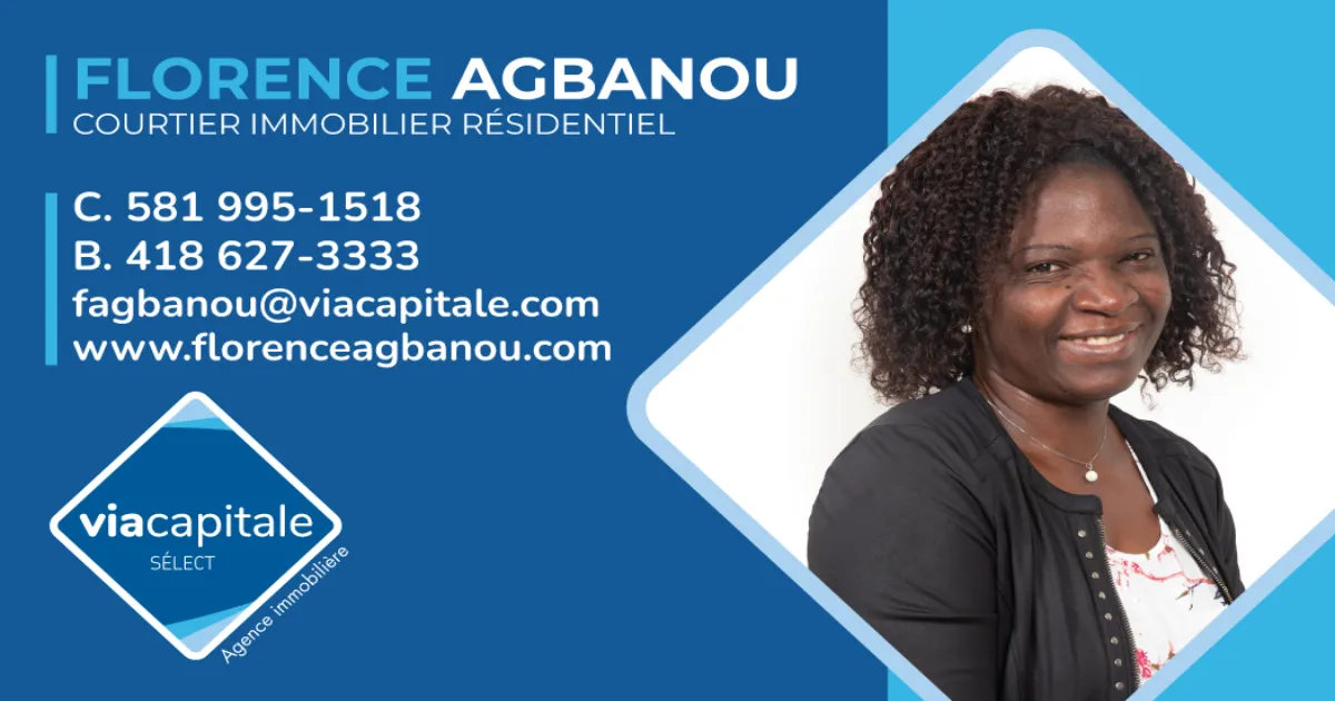 Florence Agbanou Courtier immobilier courtier immobilier résidentiel à Québec