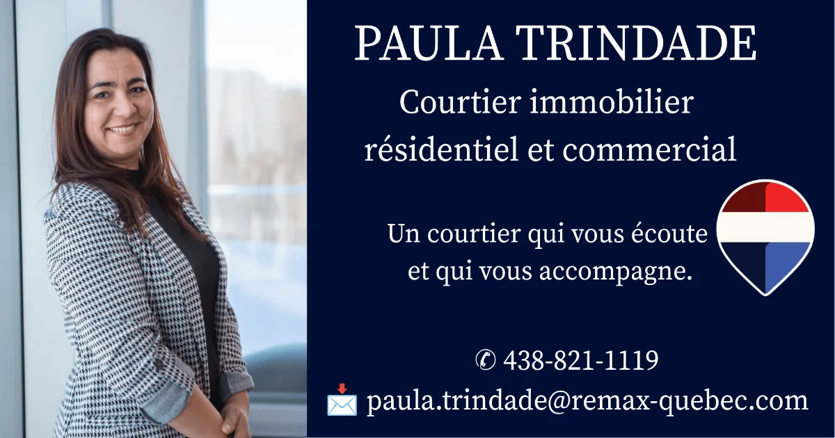 Courtier immobilier recommandé à Lachenaie | Paula Trindade, Remax d’ici