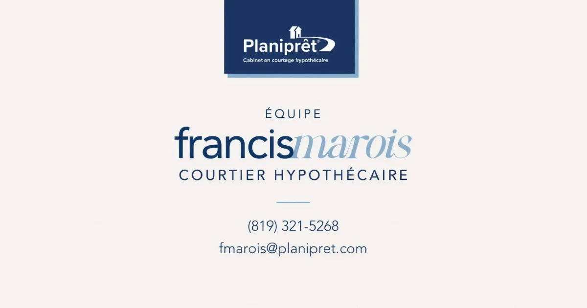 Équipe Francis Marois, courtiers hypothécaires Planiprêt | Financement hypothécaire à Terrebonne