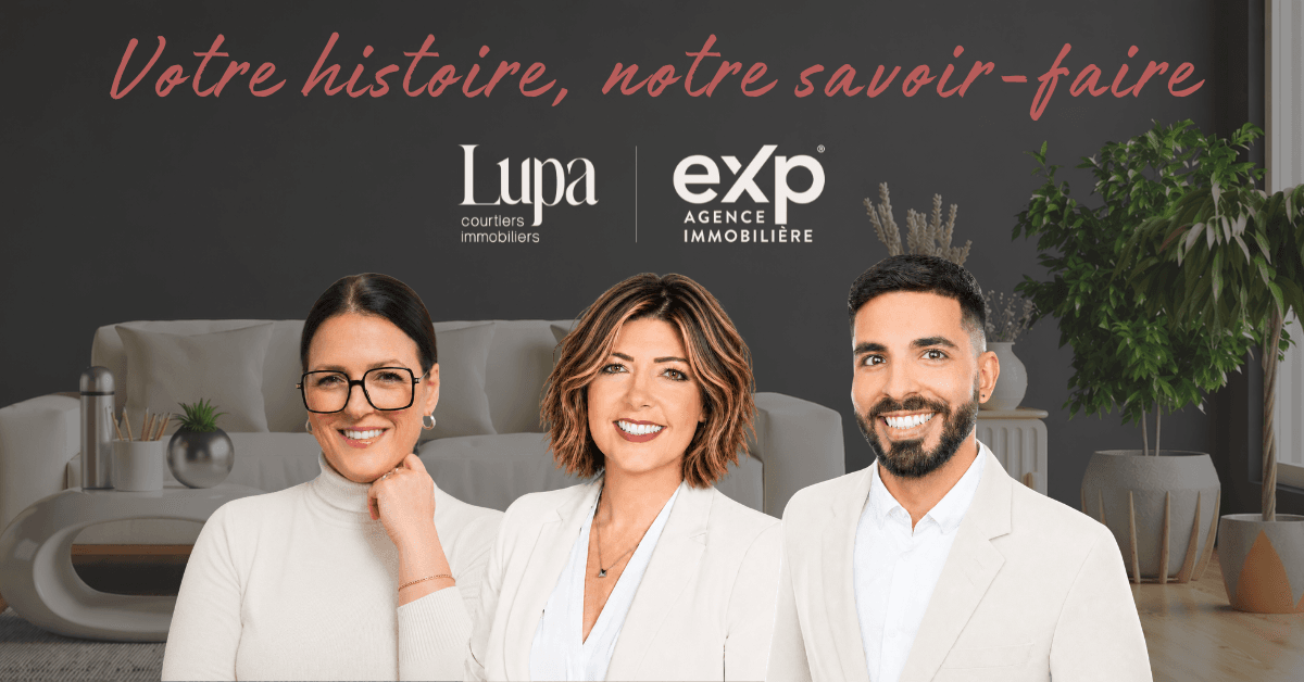 Équipe immobilière de confiance à Lévis | Claudia Robitaille de l’Équipe Lupa chez eXp