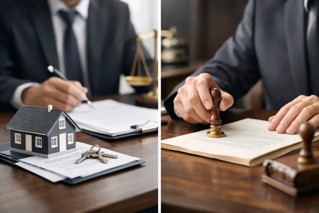 Droit immobilier au Québec : notaire, avocat et assurance juridique